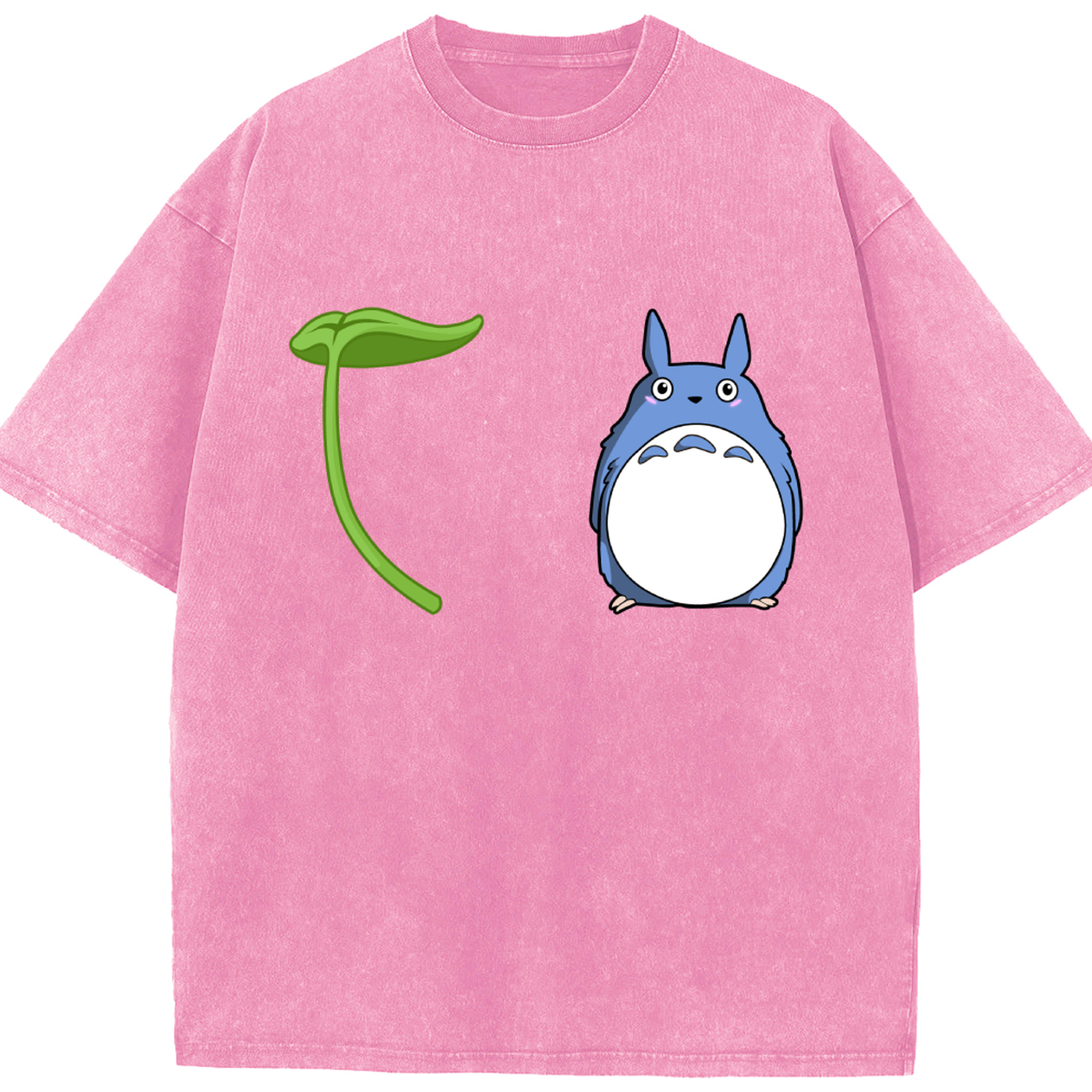 （画像用） となりのトトロ 草壁メイ 草壁サツキ My Neighbor Totoro Satsuki Kusakabe Mei Kusakabe 綿100% ヴィンテージ風 半袖Tシャツ（フロントプリント）